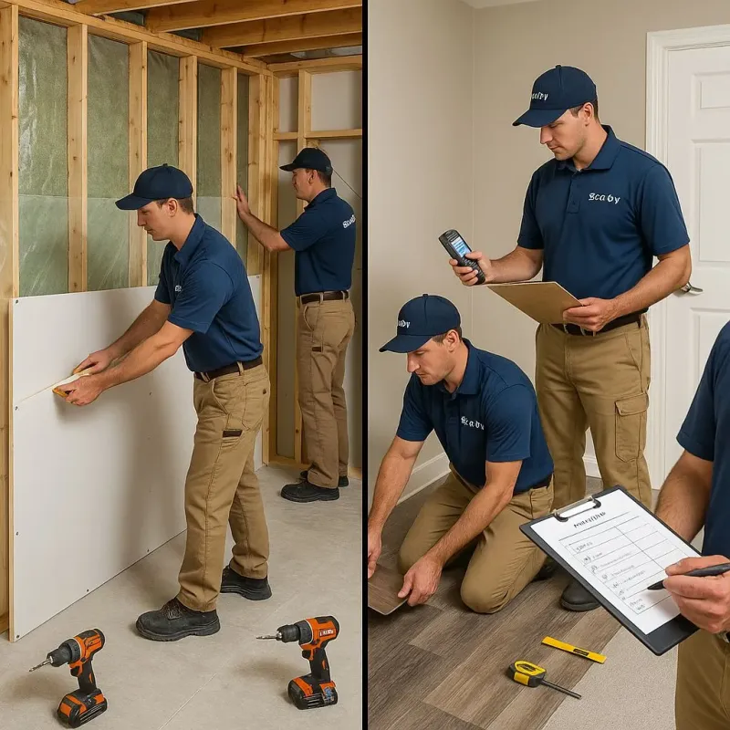 Repairs and Reconstruction process in Lee, NH